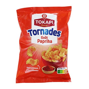 Soufflés Tornades Tokapi Paprika 85g